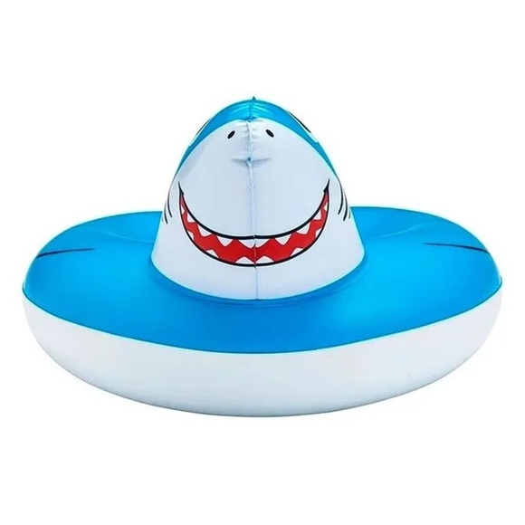 Kids' Blue Shark Inflatable Pool Float - Picture 4 of 6